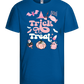 Pink Trick or Treat Design - Basic kids t-shirt_ROYAL_front