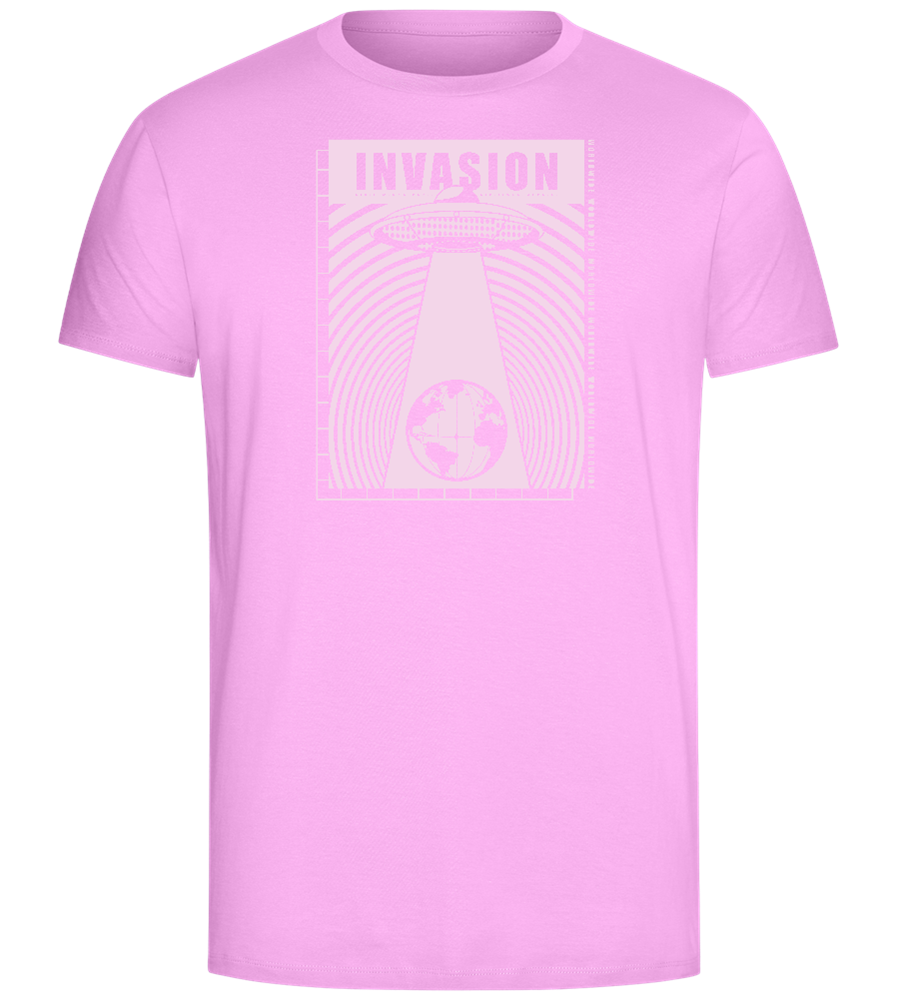 Invasion Ufo Design - Comfort Unisex T-Shirt_CANDY PINK_front