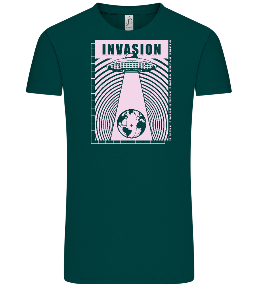 Invasion Ufo Design - Comfort Unisex T-Shirt_GREEN EMPIRE_front