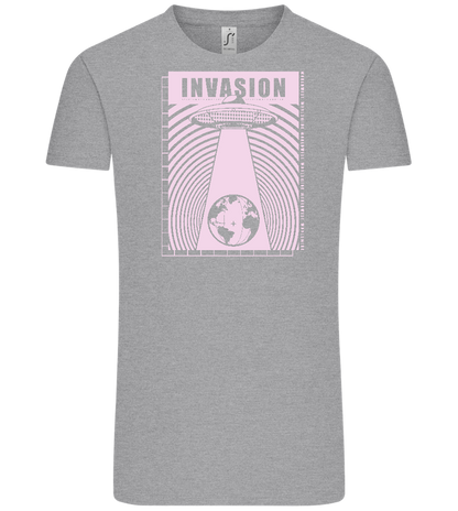 Invasion Ufo Design - Comfort Unisex T-Shirt_ORION GREY_front