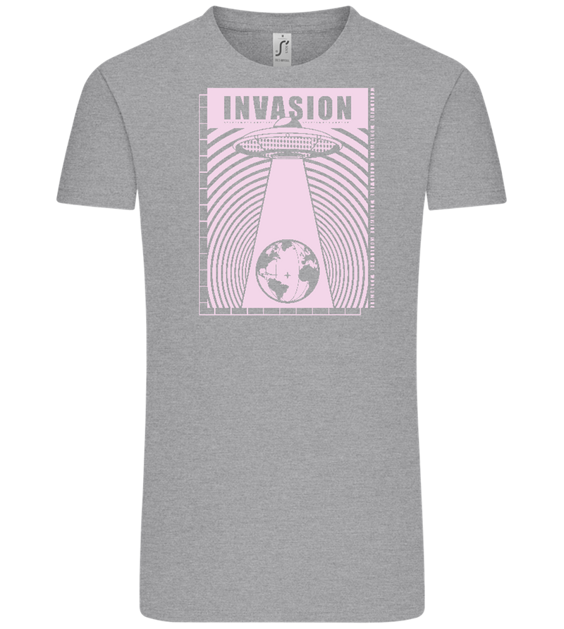 Invasion Ufo Design - Comfort Unisex T-Shirt_ORION GREY_front