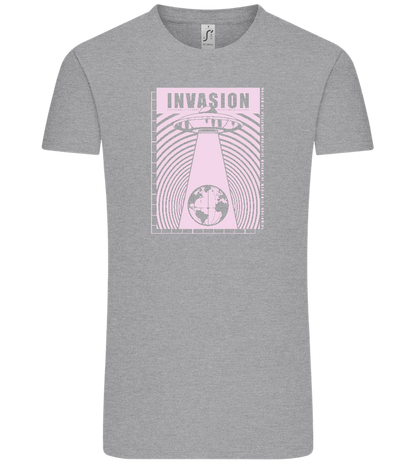 Invasion Ufo Design - Comfort Unisex T-Shirt_ORION GREY_front