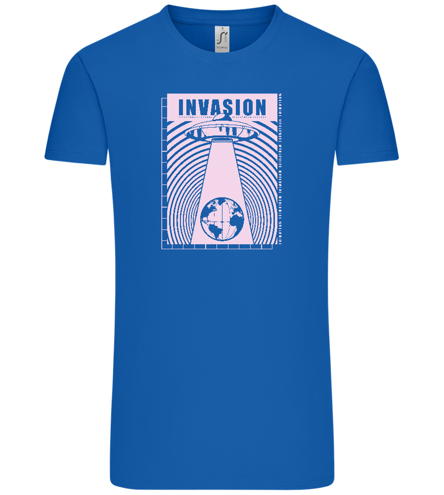 Invasion Ufo Design - Comfort Unisex T-Shirt_ROYAL_front