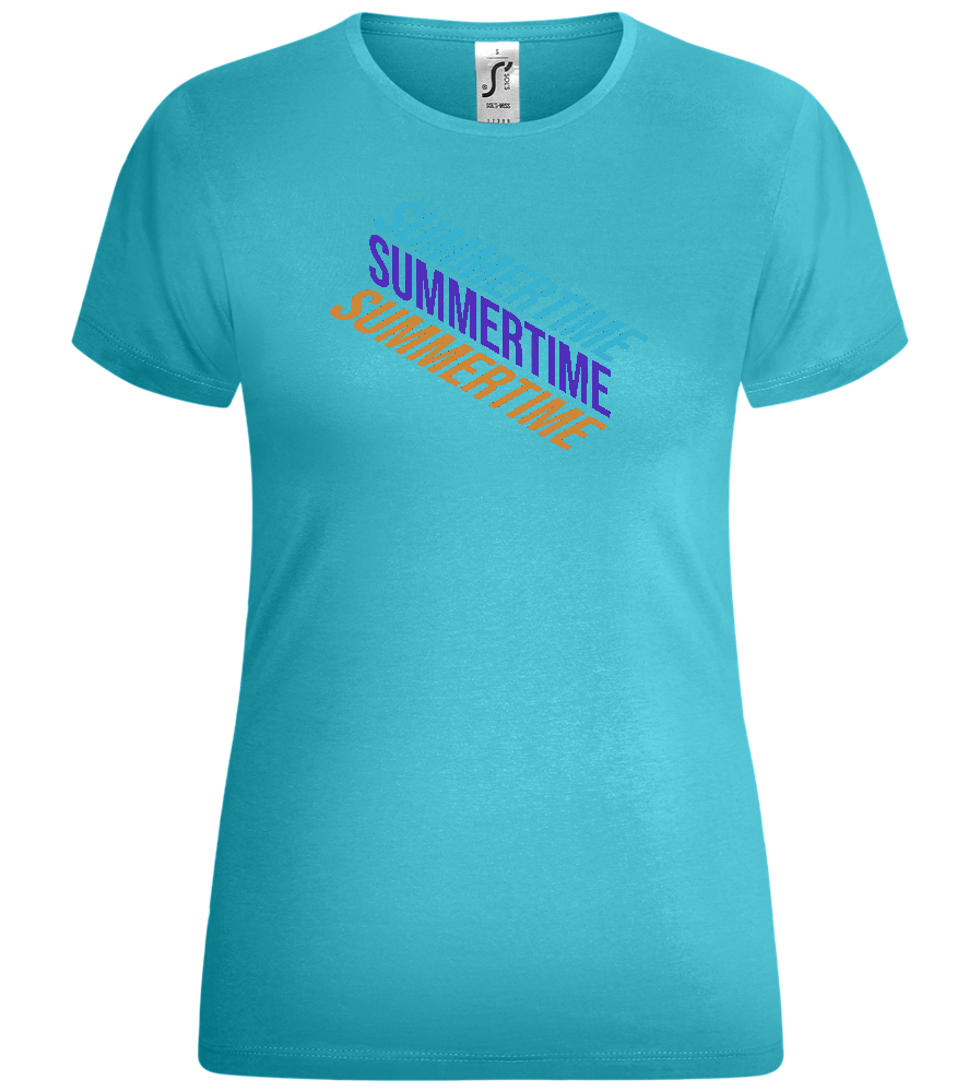 Summertime Design - Comfort women's t-shirt_HAWAIIAN OCEAN_front