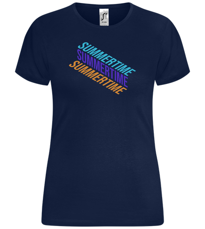 Summertime Design - Comfort women's t-shirt_MARINE_front