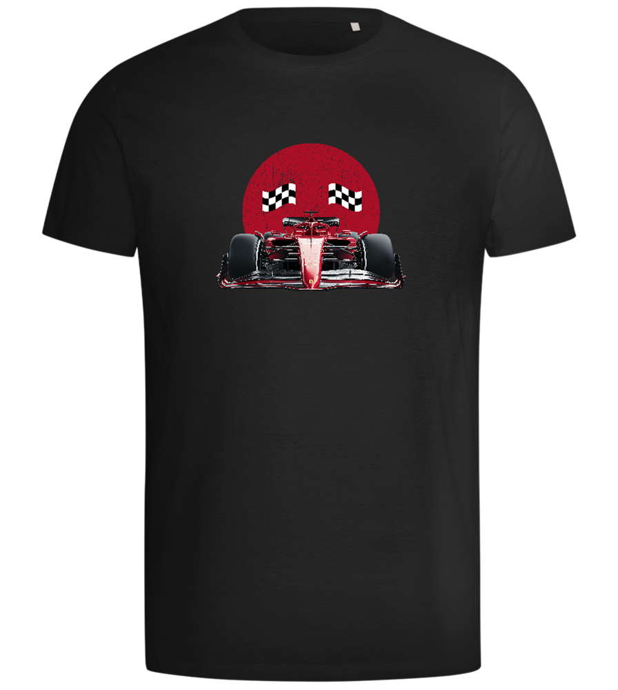 Speed Demon Design - Comfort men's t-shirt_DEEP BLACK_front