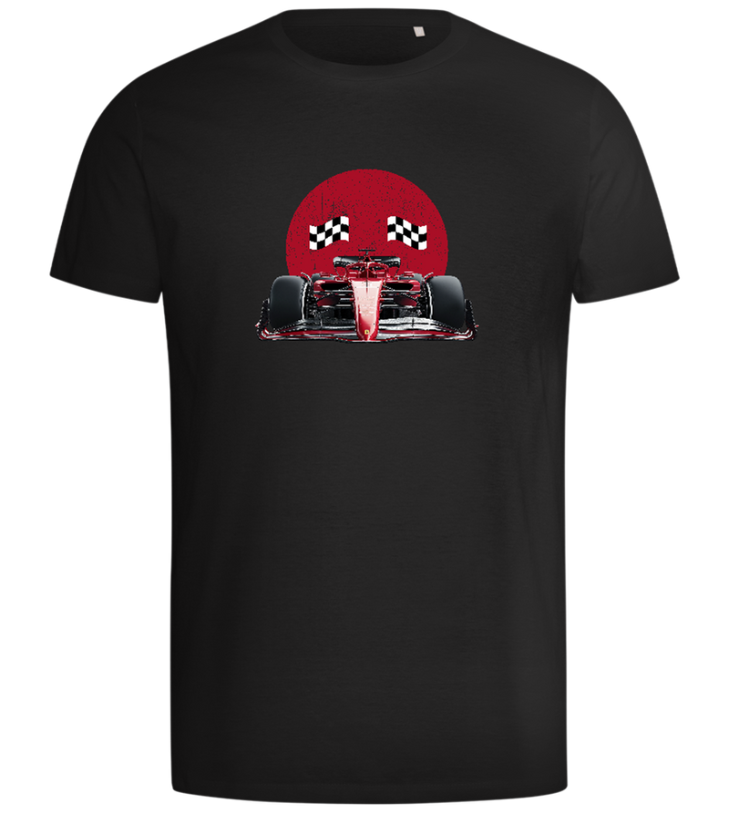 Speed Demon Design - Comfort men's t-shirt_DEEP BLACK_front