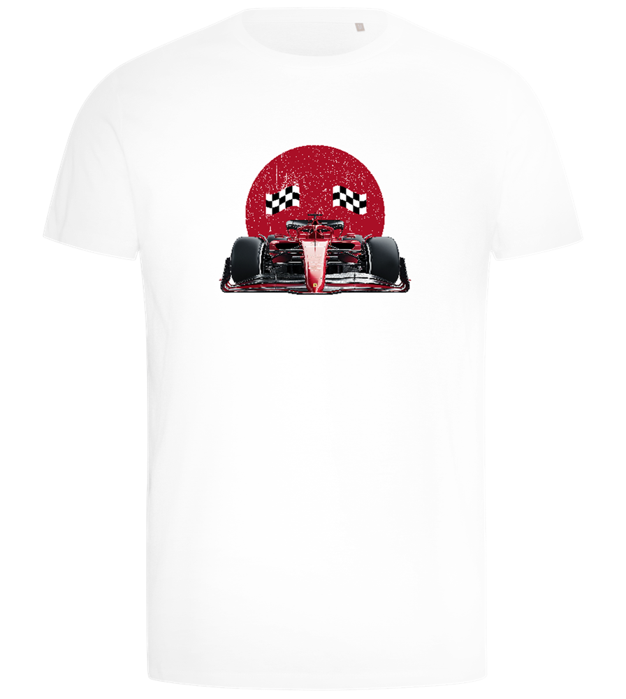 Speed Demon Design - Comfort men's t-shirt_WHITE_front