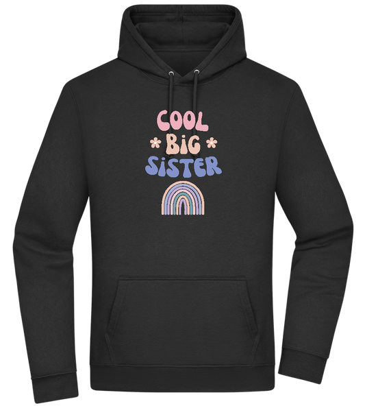 Cool Big Sister Design - Premium Essential Unisex Hoodie_BLACK_front