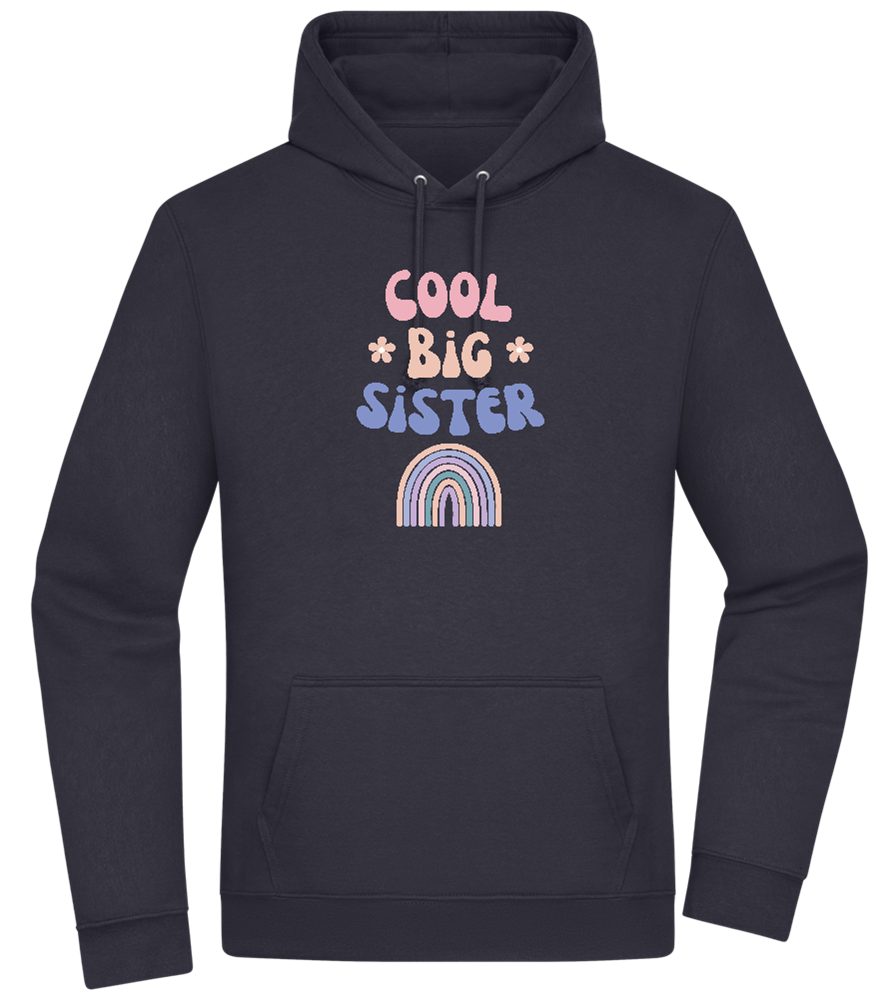 Cool Big Sister Design - Premium Essential Unisex Hoodie_FRENCH NAVY_front