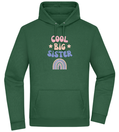 Cool Big Sister Design - Premium Essential Unisex Hoodie_GREEN BOTTLE_front