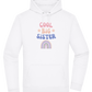 Cool Big Sister Design - Premium Essential Unisex Hoodie_WHITE_front