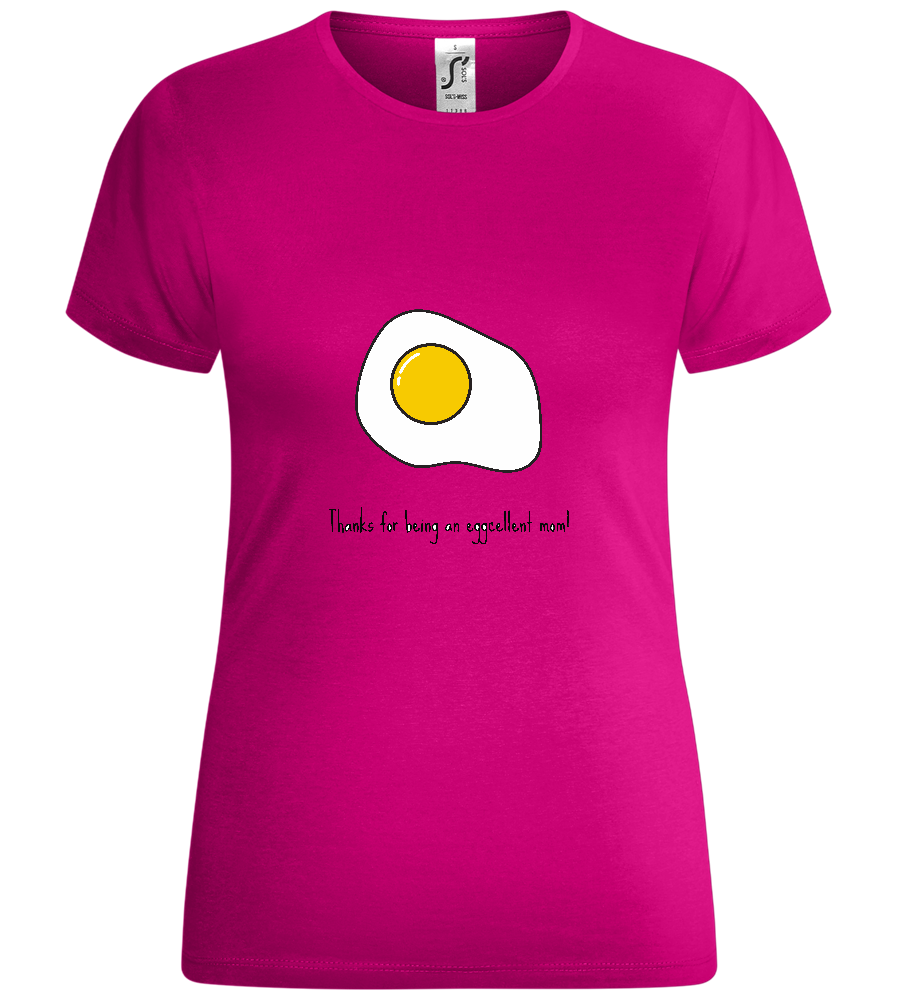 Egg Design - Comfort women's t-shirt_FUCHSIA_front