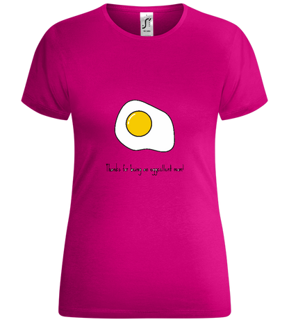 Egg Design - Comfort women's t-shirt_FUCHSIA_front