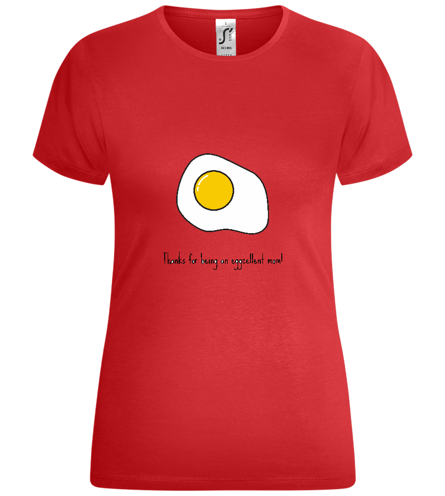 Egg Design - Comfort women's t-shirt_RED_front