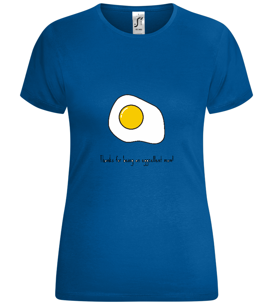 Egg Design - Comfort women's t-shirt_ROYAL_front