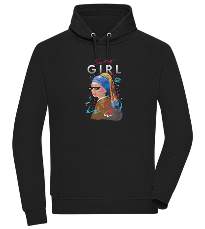 The Sassy Girl Design - Comfort unisex hoodie_BLACK_front