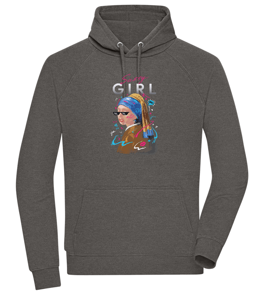 The Sassy Girl Design - Comfort unisex hoodie_CHARCOAL CHIN_front