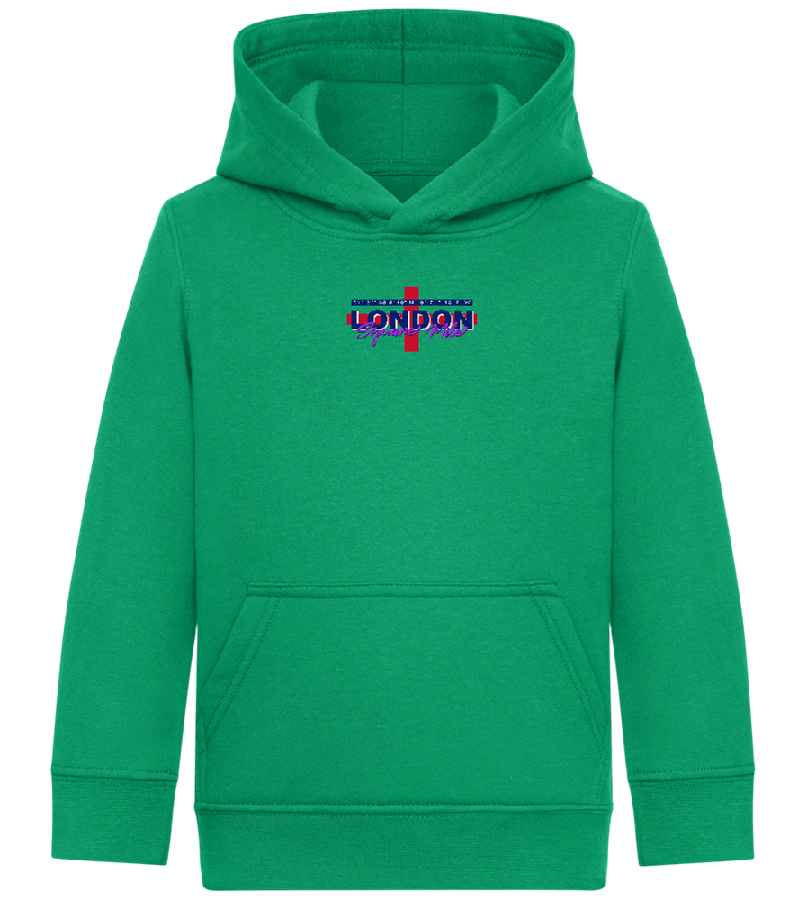 Square Mile Design - Comfort Kids Hoodie_MEADOW GREEN_front