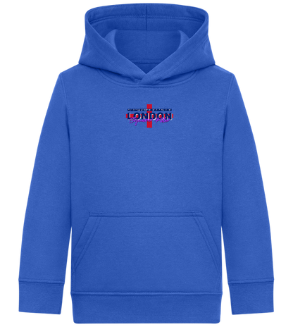 Square Mile Design - Comfort Kids Hoodie_ROYAL_front