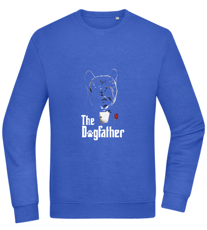 Dogfather Suit Design - Comfort Essential Unisex Sweater_ROYAL_front