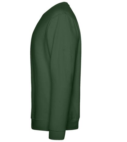 Dogfather Suit Design - Comfort Essential Unisex Sweater_GREEN BOTTLE_left