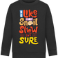 Slow but Sure Design - Comfort Kids Sweater_BLACK_front