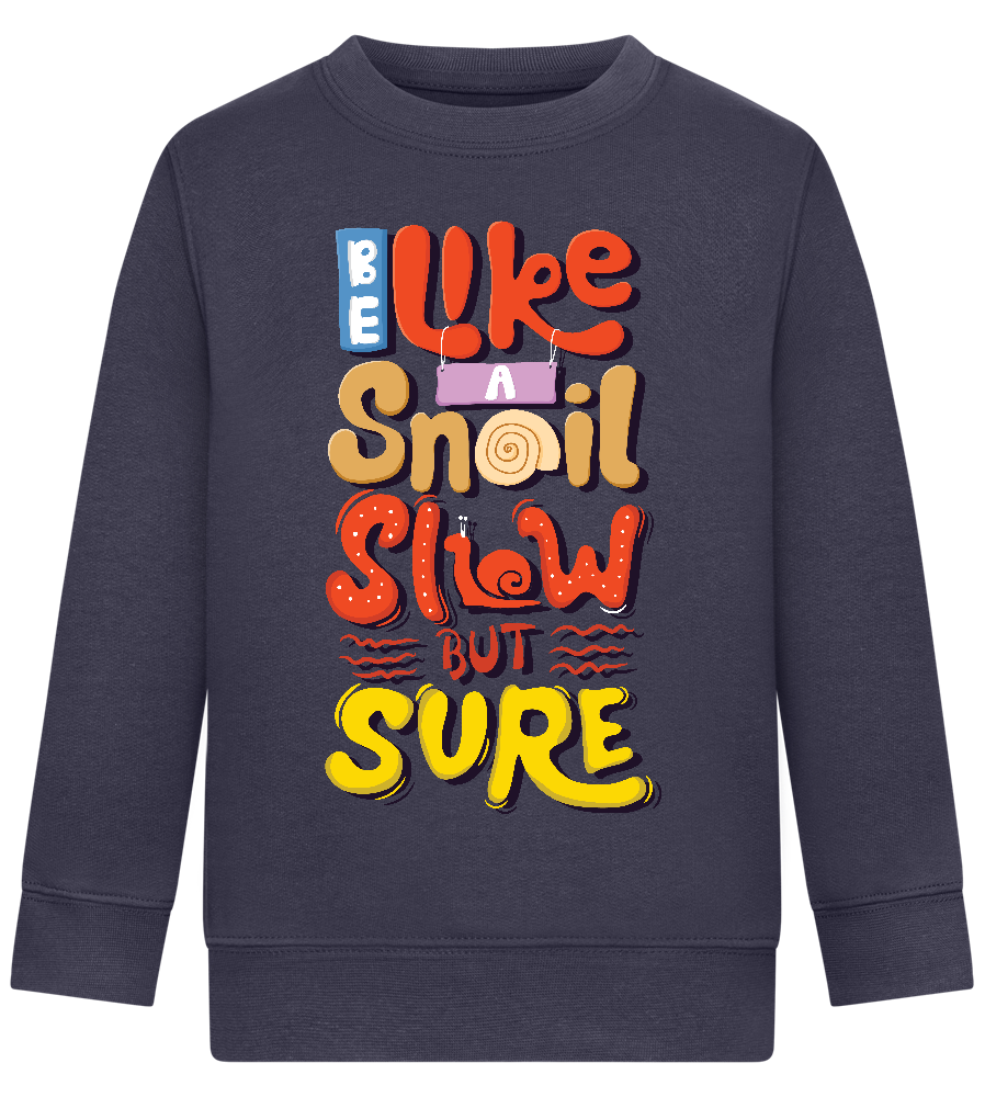 Slow but Sure Design - Comfort Kids Sweater_FRENCH NAVY_front