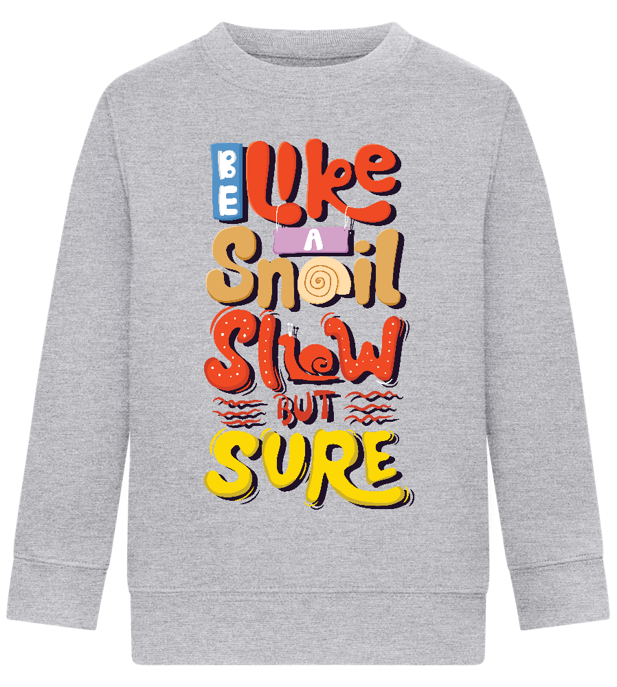 Slow but Sure Design - Comfort Kids Sweater_ORION GREY II_front