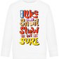 Slow but Sure Design - Comfort Kids Sweater_WHITE_front