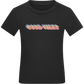 Good Vibes Rainbow Design - Comfort kids fitted t-shirt_DEEP BLACK_front