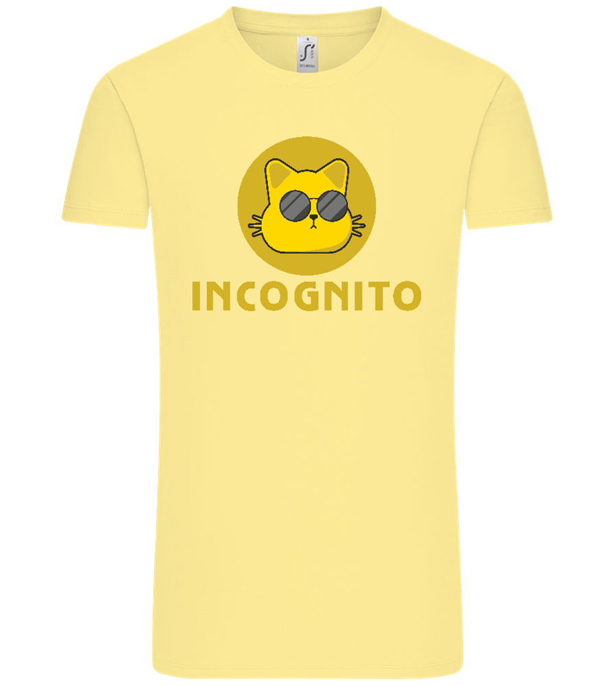 Incognito Design - Comfort Unisex T-Shirt_AMARELO CLARO_front