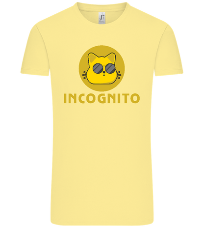 Incognito Design - Comfort Unisex T-Shirt_AMARELO CLARO_front