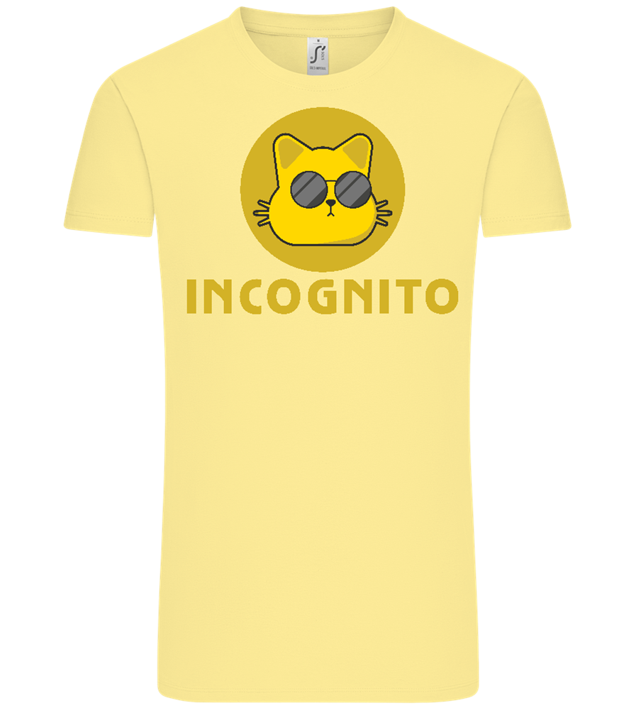 Incognito Design - Comfort Unisex T-Shirt_AMARELO CLARO_front