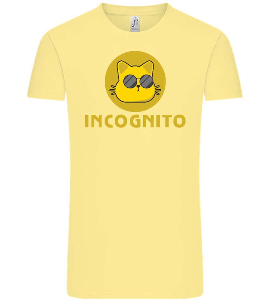 Incognito Design - Comfort Unisex T-Shirt_AMARELO CLARO_front