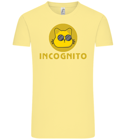 Incognito Design - Comfort Unisex T-Shirt_AMARELO CLARO_front