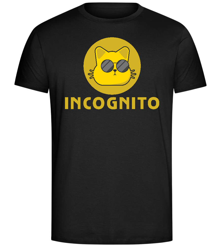 Incognito Design - Comfort Unisex T-Shirt_DEEP BLACK_front