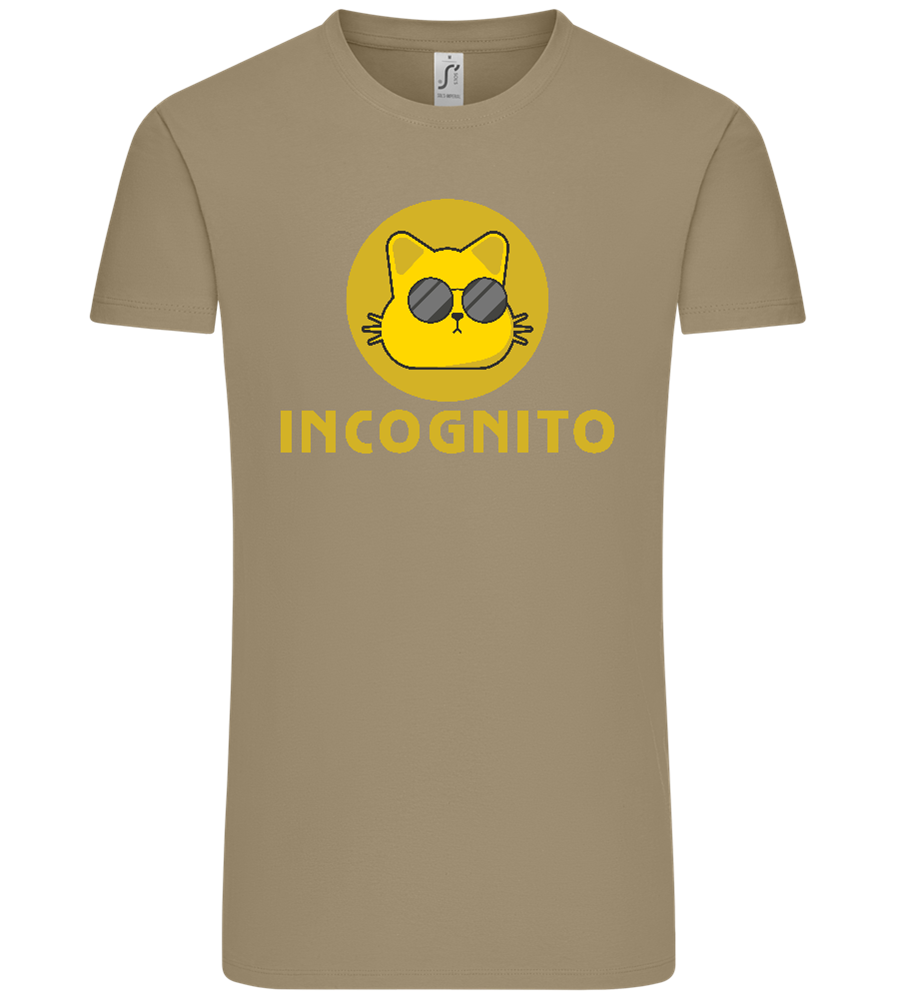 Incognito Design - Comfort Unisex T-Shirt_KHAKI_front