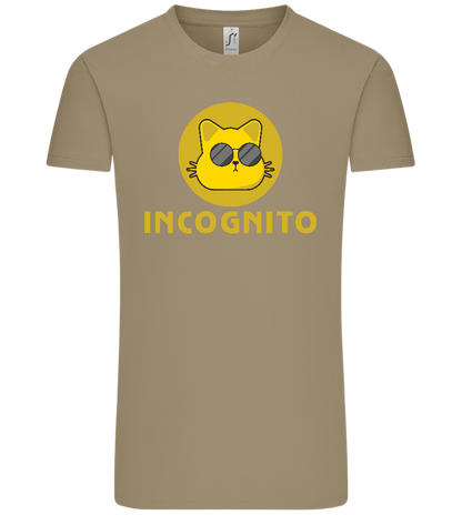 Incognito Design - Comfort Unisex T-Shirt_KHAKI_front