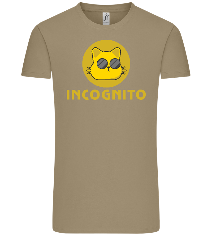 Incognito Design - Comfort Unisex T-Shirt_KHAKI_front