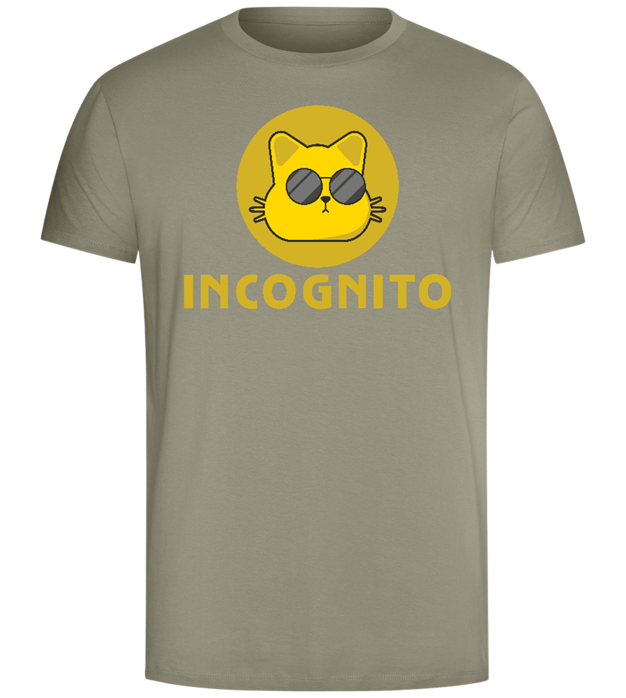 Incognito Design - Comfort Unisex T-Shirt_KHAKI_front