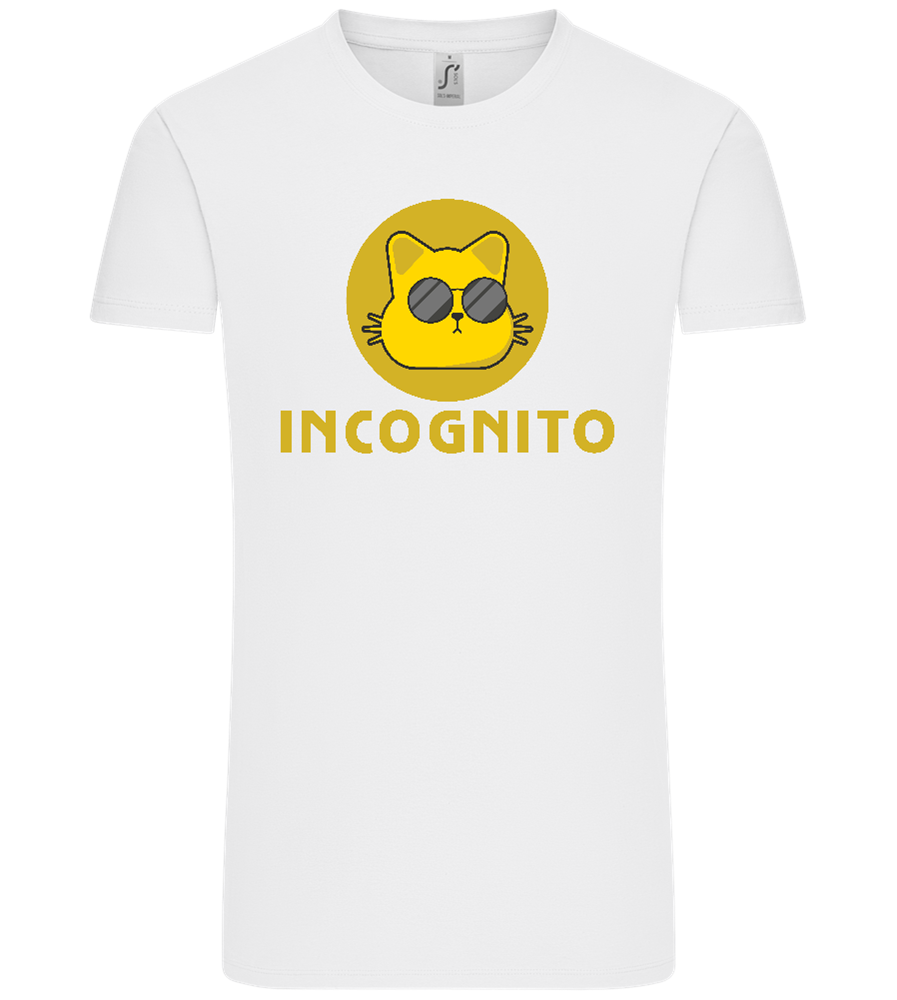 Incognito Design - Comfort Unisex T-Shirt_WHITE_front