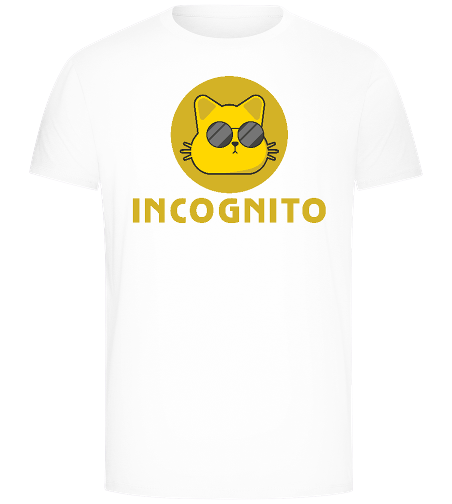 Incognito Design - Comfort Unisex T-Shirt_WHITE_front