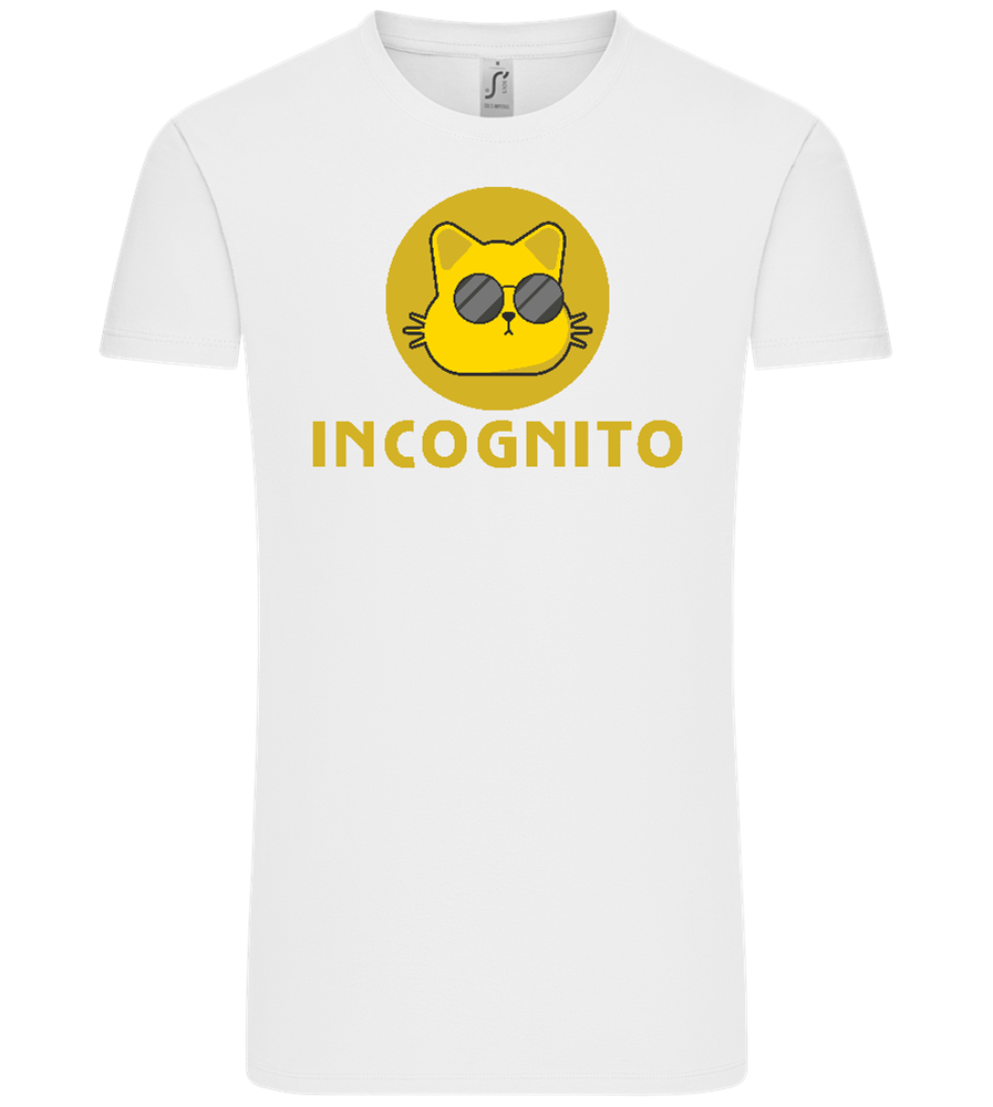 Incognito Design - Comfort Unisex T-Shirt_WHITE_front