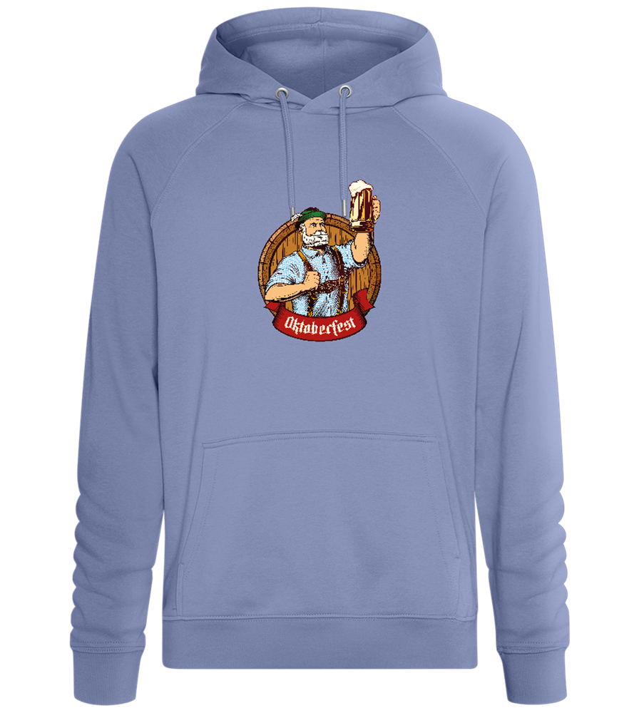 Oktoberfest Man Design - Comfort unisex hoodie_BLUE_front