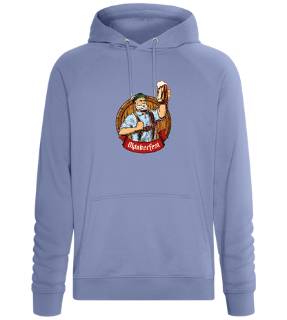 Oktoberfest Man Design - Comfort unisex hoodie_BLUE_front