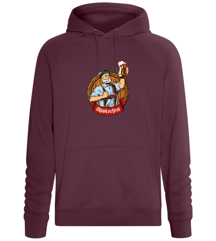 Oktoberfest Man Design - Comfort unisex hoodie_BORDEAUX_front