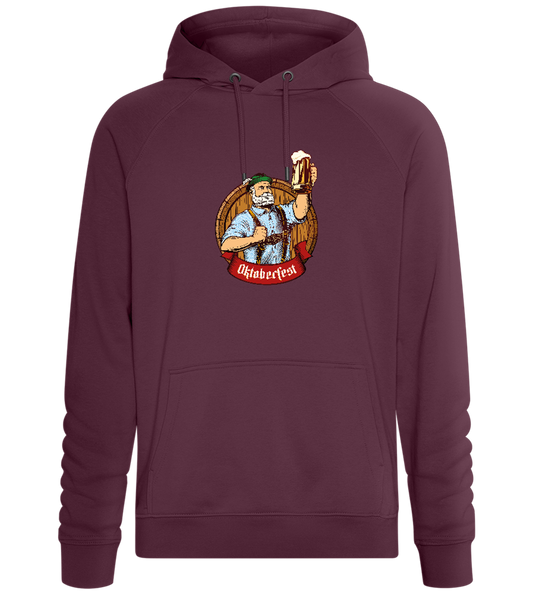 Oktoberfest Man Design - Comfort unisex hoodie_BORDEAUX_front