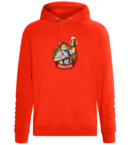 Oktoberfest Man Design - Comfort unisex hoodie_BURNT ORANGE_front