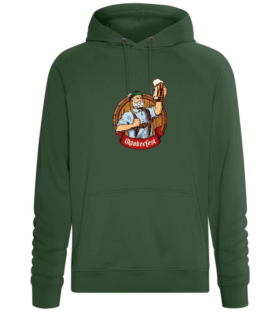 Oktoberfest Man Design - Comfort unisex hoodie_GREEN BOTTLE_front